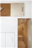 طراحی خاص و منحصر به فرد فضای اتاق خواب چوبی