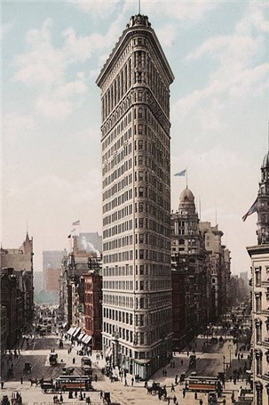 ساختمان فلت آیرون( اتو) / دانیل برنهام – 1902 