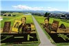 آثار هنری در مزرعه‌های برنج ژاپن