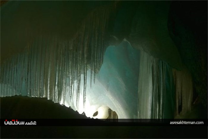 بزرگترین غار یخی جهان +تصاویر