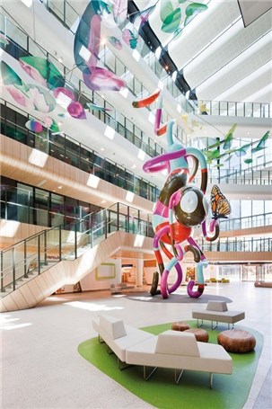 طراحی زیبا در بیمارستان کودکان در ملبورن