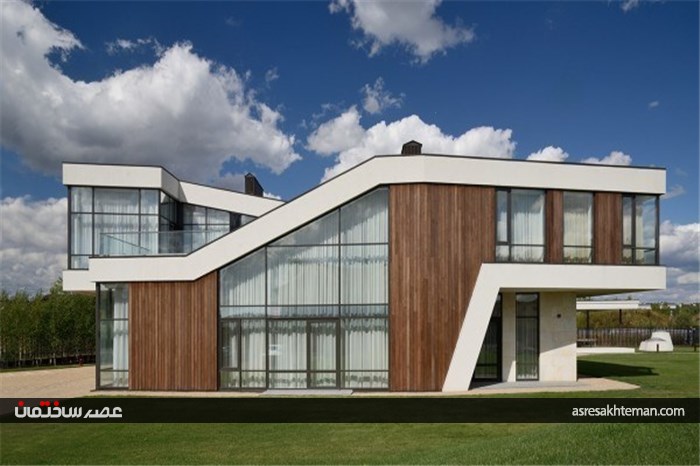 نمای خارجی ساختمان مدرن با الهام گیری از شکل مار پیتون