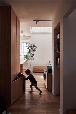 طراحی داخلی منزل دوبلکس شیک، مخصوص خانواده جوان