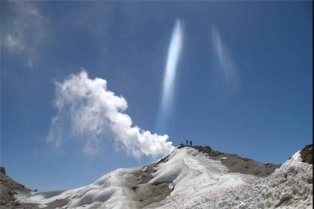 فوران کوه آتشفشانی در ژاپن