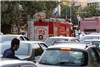 عکس/ آتش سوزی پارکینگ طبقاتی در مشهد