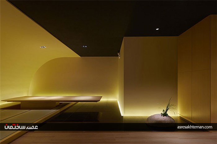 طراحی داخلی و معماری رستوران به سبک ژاپنی
