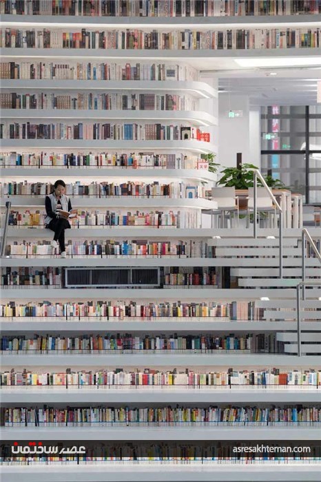 طراحی کتابخانه ای حیرت انگیز در چین