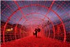 طولانی‌ترین تونل نورانی اروپا+تصاویر