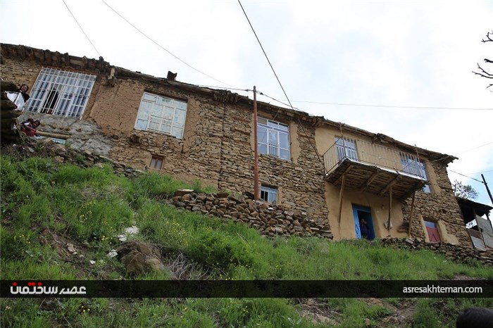 هنرنمایی سنگ و چوب در معماری روستاهای بخش سیروان کردستان+عکس