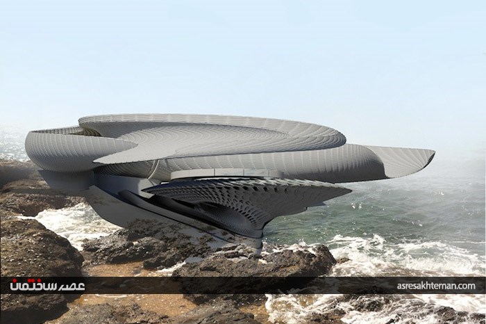 خانه‌ هیدروالکتریکی که با کمک امواج جزر و مدی برق تولید می‌کند