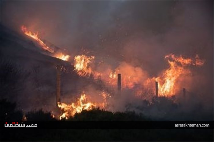 34خانه در آتش‌سوزی منچستر انگلیس تخلیه شد +عکس