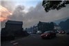 34خانه در آتش‌سوزی منچستر انگلیس تخلیه شد +عکس