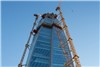 تصاویر بلندترین برج اروپا در حال تکمیل را ببینید