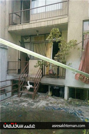 نشت گاز موجب انفجار ساختمان مسکونی در دربند شد + عکس