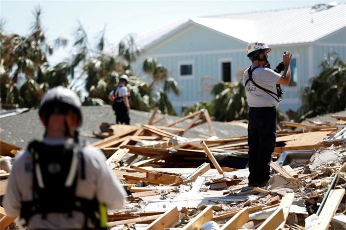 تصاویر باورنکردنی از ویرانه‌ای که طوفان مایکل در آمریکا به جا گذاشت