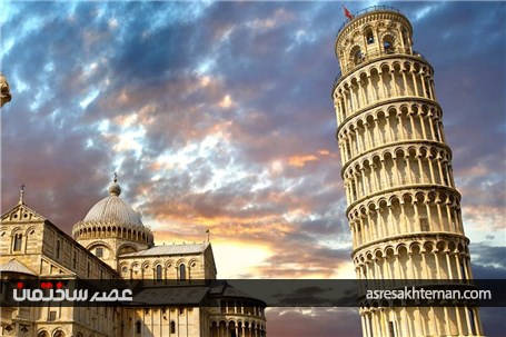 برج پیزا معروف ترین بنای کج کهن