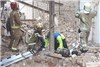 سقوط کارگر 55 ساله از ساختمان در حال تخریب + عکس