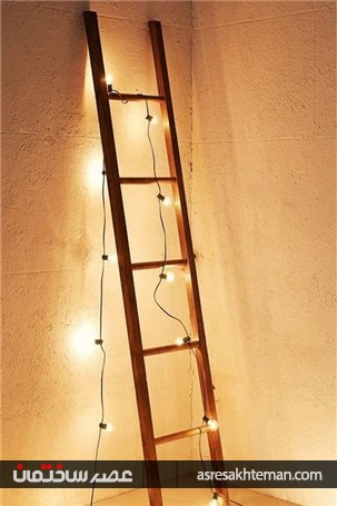 نردبان تزیینی در دکوراسیون منزل