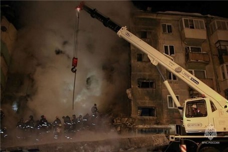 انفجار مرگبار گاز در یک ساختمان مسکونی در روسیه
