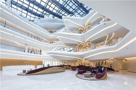 اُپوس؛ سازه ای بسیار متفاوت در امارات با معماری بانوی عراقی! +عکس