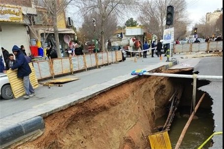 ‌افزایش ۲۱۸ درصدی حوادث ناشی از نشست و فرونشست زمین در اصفهان‌