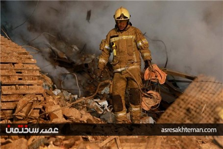 تصاویر / آواربرداری حادثه پلاسکو در چهارمین شب / شبی که 4 پیکر بی‌جان کشف شد