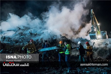 تصاویر / آواربرداری حادثه پلاسکو در چهارمین شب / شبی که 4 پیکر بی‌جان کشف شد