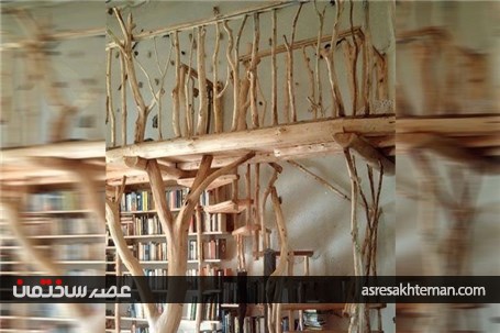 چیدمان داخلی خانه با درختان شگفت انگیز +تصاویر
