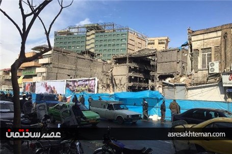 پلاسکو، ظهر 14 بهمن 95، دو‌هفته پس از ویرانی و‌ فاجعه