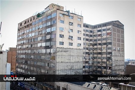 ساختمان آلومینیوم در وضعیت هشدار / فاجعه پلاسکو تکرار نشود