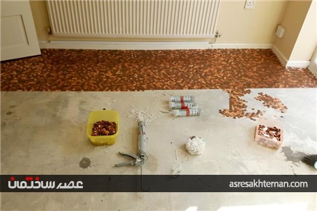 کف پوشی از سکه برای آشپزخانه