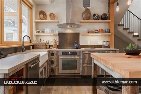 دکوراسیون آشپزخانه به سبک روستیک