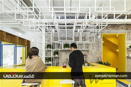 طراحی داخلی فضای کاری انعطاف پذیر در پکن +تصاویر