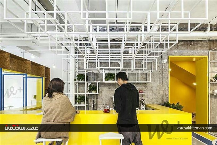 طراحی داخلی فضای کاری انعطاف پذیر در پکن +تصاویر