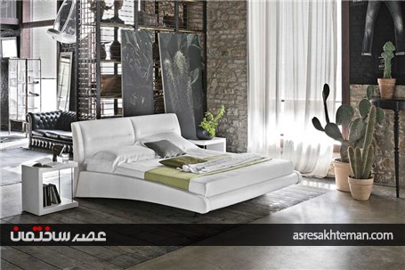 دیوار آجری تحولی در طراحی داخلی اتاق خواب
