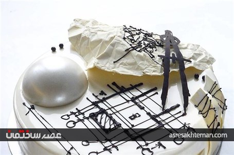 برای تزیین این کیک‌ها از هنر معماری الهام گرفته شده است + تصاویر