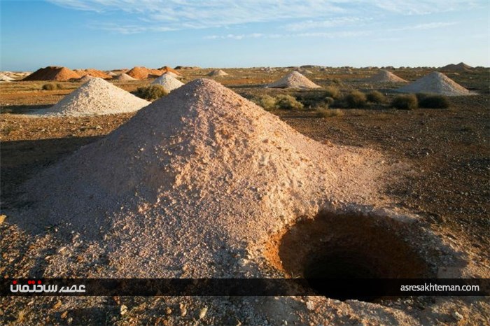 حیات در اعماق زمین؛ نگاهی به زندگی مجلل افراد در حفره هایی در زیر بیابان های استرالیا