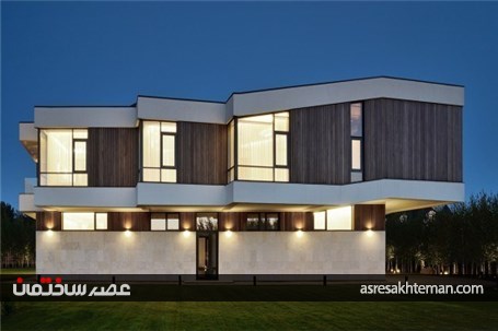 نمای خارجی ساختمان مدرن با الهام گیری از شکل مار پیتون