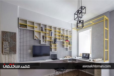 طراحی داخلی آپارتمان زوج جوان در استانبول