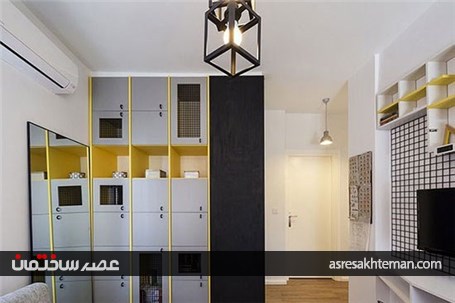 طراحی داخلی آپارتمان زوج جوان در استانبول