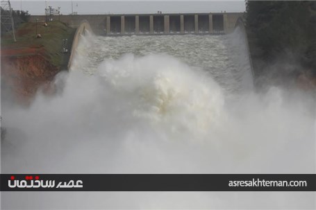 خسارت سنگینی که سیل به سد کالیفرنیا زد