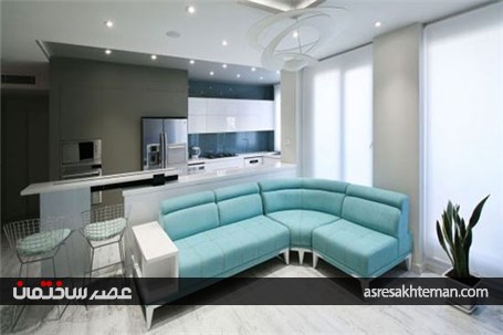 رنگ آبی، معجزه آسمان در طراحی داخلی منزل!