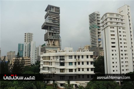 نگاهی به درون ساختمان 27 طبقه و لوکسی که تنها یک خانواده در آن زندگی می کند