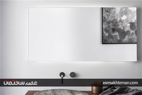 طراحی سینک زیبا با استفاده از سنگ طبیعی