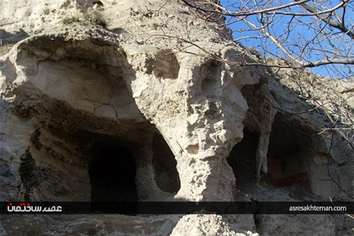 مسجدی عجیب با سبک معماری صخره ای در ایران+ عکس