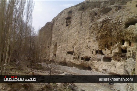 مسجدی عجیب با سبک معماری صخره ای در ایران+ عکس