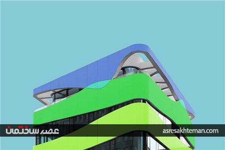 هنرمندی که با استفاده از فتوشاپ به ساختمان های برلین جانی تازه بخشیده است