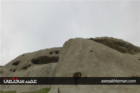 ایوان از جنس سنگ در نیاق+تصاویر