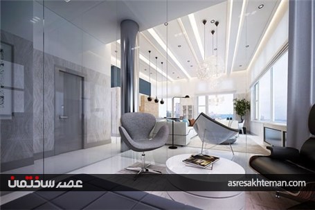 دکوراسیون آپارتمانی الهام بخش مشرف به رودخانه