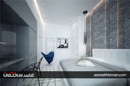 دکوراسیون آپارتمانی الهام بخش مشرف به رودخانه